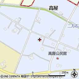 富山県南砺市高屋117周辺の地図