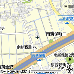 石川県金沢市南新保町ヘ36周辺の地図