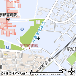 ミスタータイヤマン宇都宮東店周辺の地図