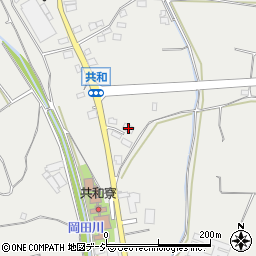 長野県長野市篠ノ井岡田1089-1周辺の地図