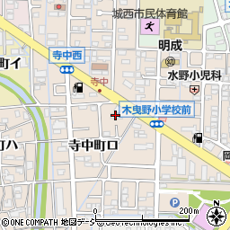 石川県金沢市寺中町ロ4周辺の地図