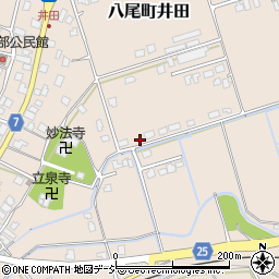 富山県富山市八尾町井田843周辺の地図