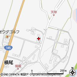 群馬県吾妻郡中之条町横尾1439-1周辺の地図