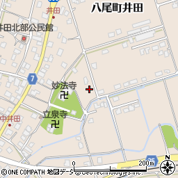 富山県富山市八尾町井田828周辺の地図