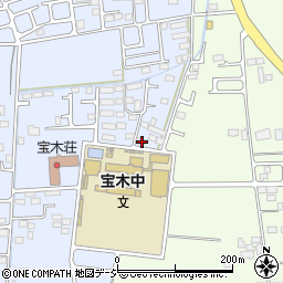栃木県宇都宮市宝木町2丁目1093-19周辺の地図
