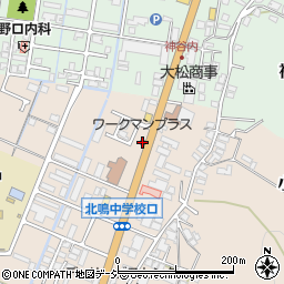 ワークマンプラス金沢小坂店周辺の地図