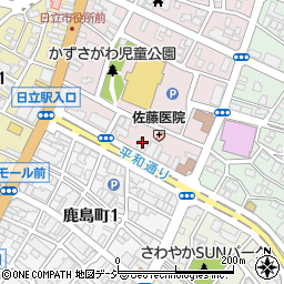 ヨコウチスタジオ日立店周辺の地図