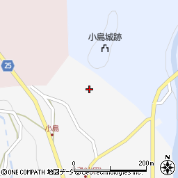 富山県富山市小島城山周辺の地図