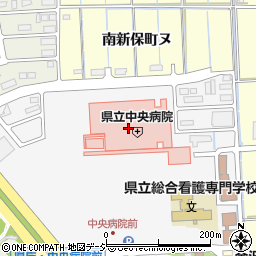 石川県立中央病院内簡易郵便局周辺の地図