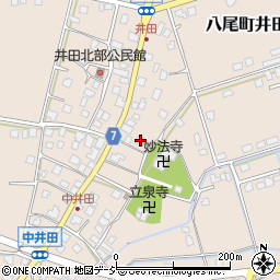 富山県富山市八尾町井田7613周辺の地図
