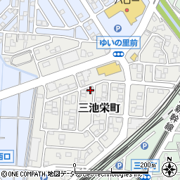 石川県金沢市三池栄町127周辺の地図