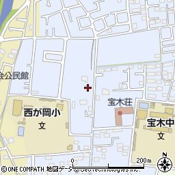 栃木県宇都宮市宝木町2丁目1071周辺の地図