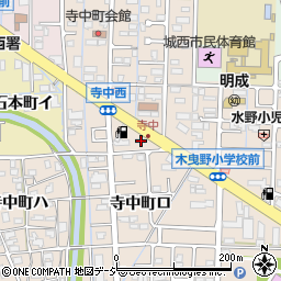 石川県金沢市寺中町ロ22周辺の地図