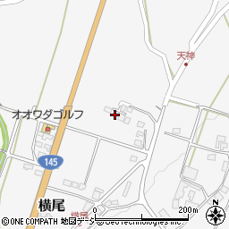 群馬県吾妻郡中之条町横尾1434-25周辺の地図