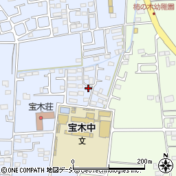 栃木県宇都宮市宝木町2丁目1093-36周辺の地図
