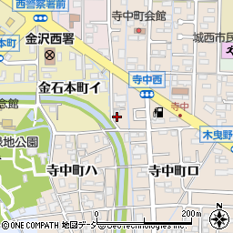 石川県金沢市寺中町ロ83周辺の地図
