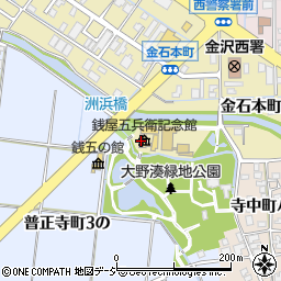 銭屋五兵衛記念館周辺の地図