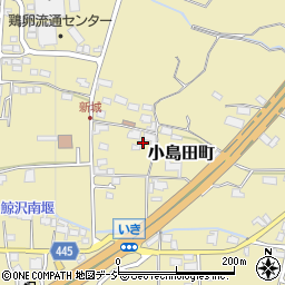 長野県長野市小島田町715周辺の地図