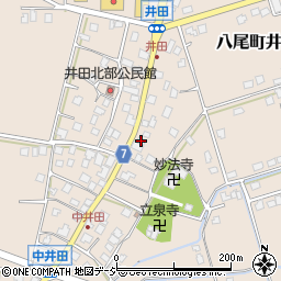 富山県富山市八尾町井田7587周辺の地図