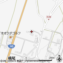 群馬県吾妻郡中之条町横尾1434-5周辺の地図