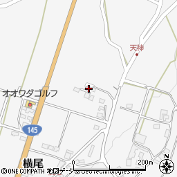 群馬県吾妻郡中之条町横尾1434周辺の地図