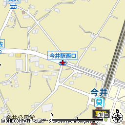 今井駅西口周辺の地図