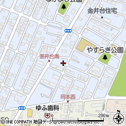 オーブリー岡本参番館周辺の地図