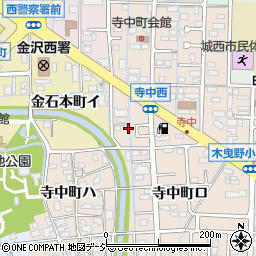 石川県金沢市寺中町ロ82周辺の地図