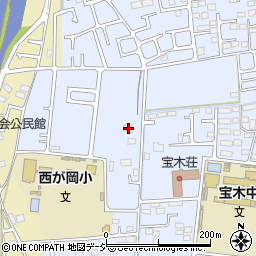栃木県宇都宮市宝木町2丁目1077-28周辺の地図