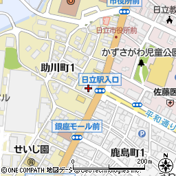 常陽銀行日立支店 ＡＴＭ周辺の地図