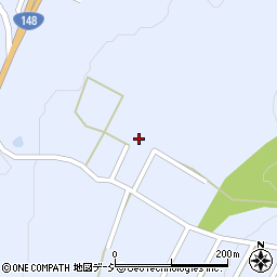 長野県大町市平簗場22305周辺の地図