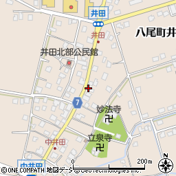富山県富山市八尾町井田7599周辺の地図