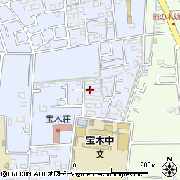 栃木県宇都宮市宝木町2丁目1093-35周辺の地図