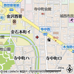 石川県金沢市寺中町ロ81周辺の地図