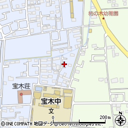 栃木県宇都宮市宝木町2丁目1097周辺の地図