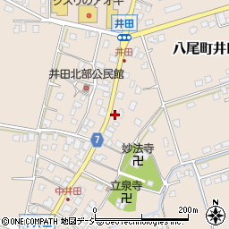 富山県富山市八尾町井田7592周辺の地図