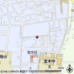 栃木県宇都宮市宝木町2丁目1093-53周辺の地図