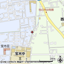 栃木県宇都宮市宝木町2丁目1096周辺の地図