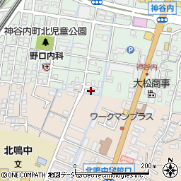 石川県金沢市神谷内町ハ96-4周辺の地図