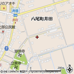 富山県富山市八尾町井田837周辺の地図