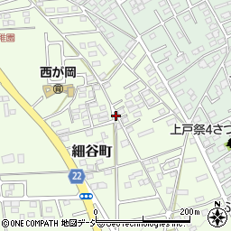 栃木県宇都宮市細谷町561-6周辺の地図