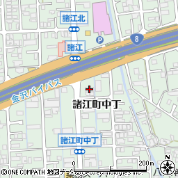 セブンイレブン金沢諸江町店周辺の地図