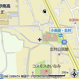 長野県長野市小島田町376周辺の地図