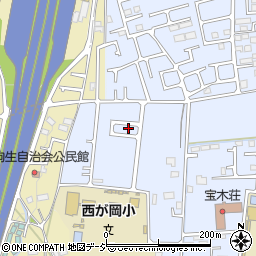 栃木県宇都宮市宝木町2丁目1077-36周辺の地図
