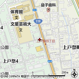 鰻の成瀬 宇都宮上戸祭店周辺の地図