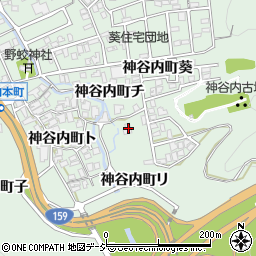 石川県金沢市神谷内町リ8周辺の地図