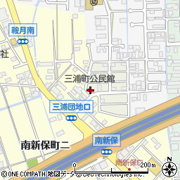 三浦町公民館周辺の地図