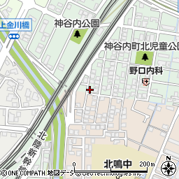 石川県金沢市神谷内町ハ6周辺の地図