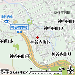 石川県金沢市神谷内町ト48周辺の地図