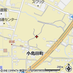 長野県長野市小島田町周辺の地図